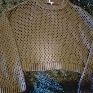 Women's Brown Knit Sweater